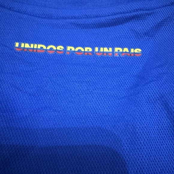 Columbia Soccer Jersey Mens‎ XL Blue Adidas 2018 World Cup Away Kit Football - Picture 6 of 10